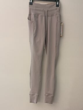 Avalanche Lavender Track Joggers with Ribbed Waistband